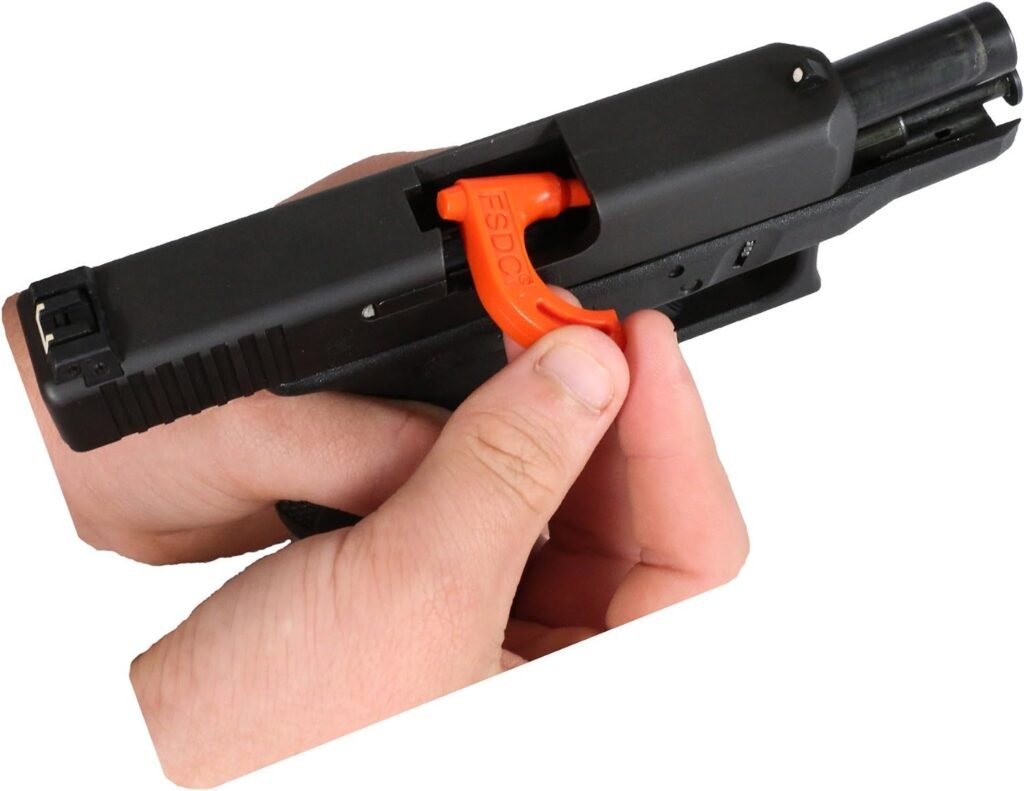 (Firearm Safety Devices) - FSDC-350PRCF Pistol/Handgun Chamber Safety Flag 6-Pack – Durable, Long-Lasting High Density Polyethylene (HDPE) – For .22 and Larger Caliber Handguns