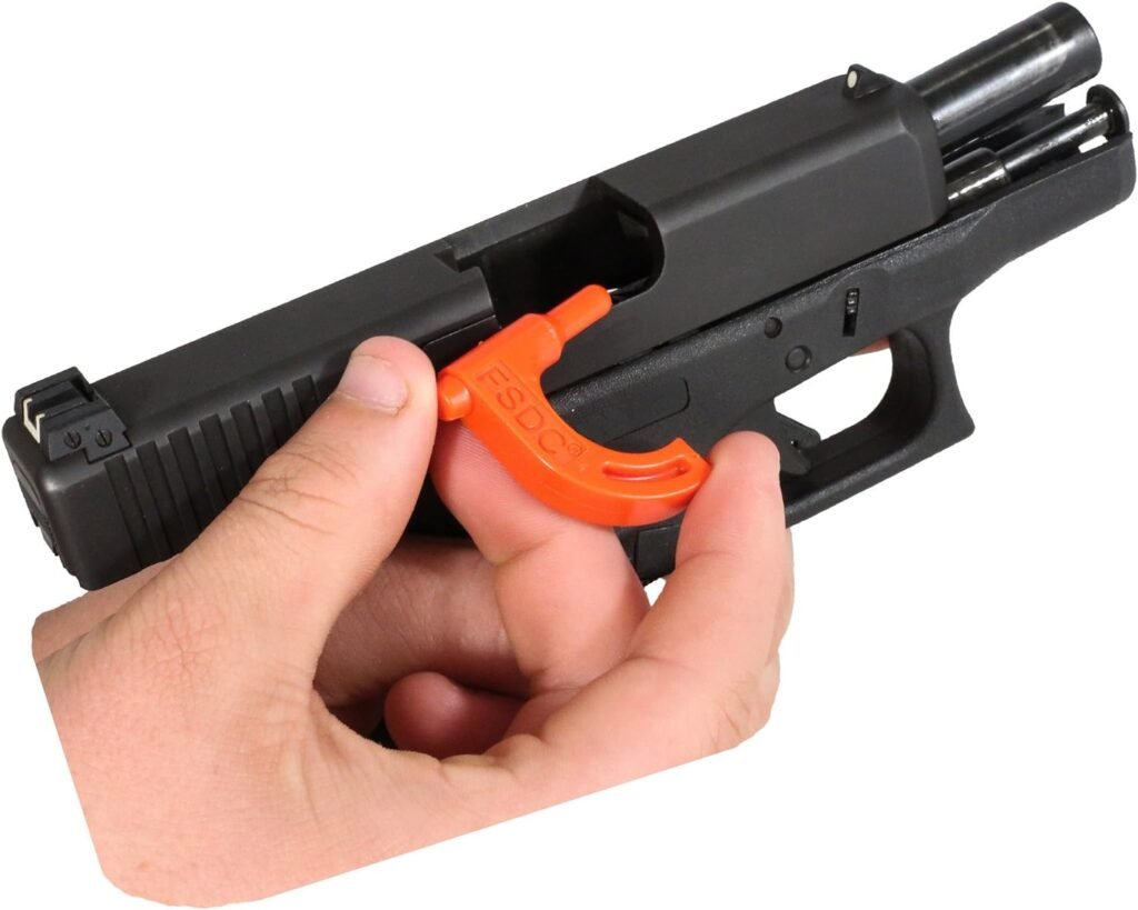 (Firearm Safety Devices) - FSDC-350PRCF Pistol/Handgun Chamber Safety Flag 6-Pack – Durable, Long-Lasting High Density Polyethylene (HDPE) – For .22 and Larger Caliber Handguns