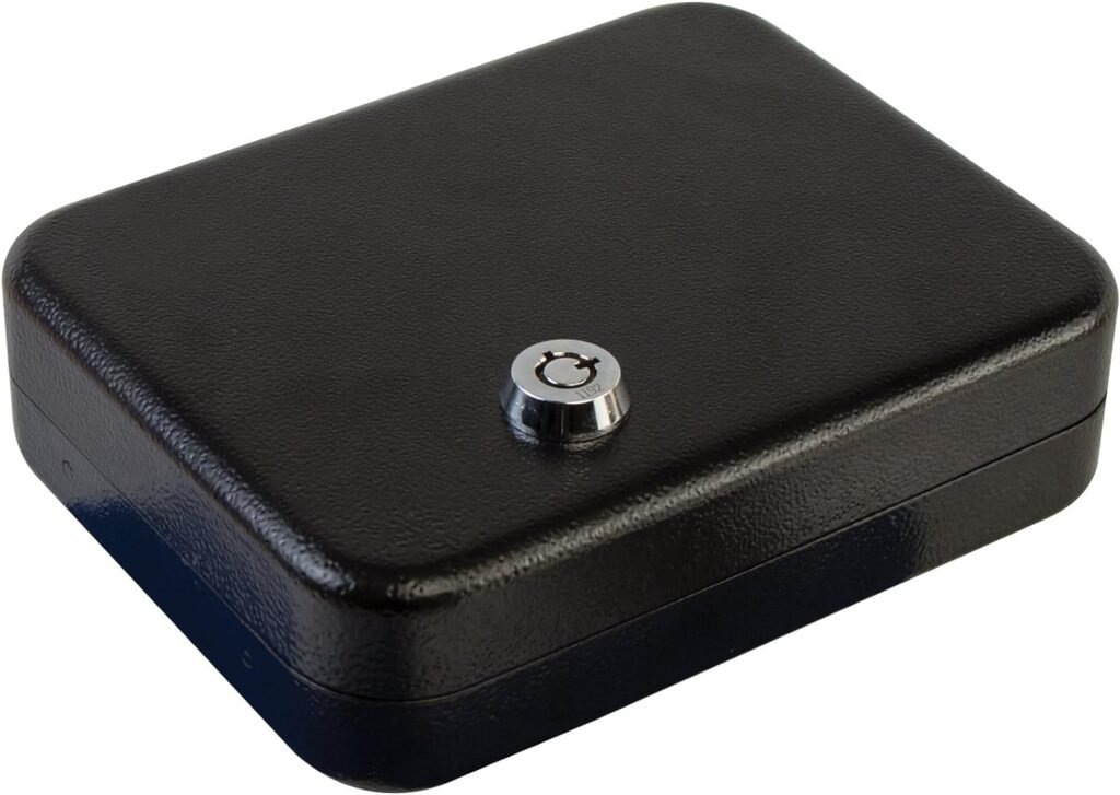 Lockdown Keyed Handgun Vault for Convenient and Secure Storage of Pistol for Home and Travel