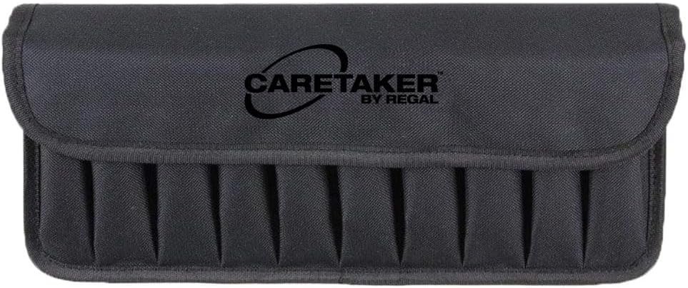 (Firearm Safety Devices) – FSDC Caretaker 10 Magazine Storage Pouch for Single-Stack Magazines – Water-Resistant and Durable – Black – ‎13 x 5.5 x 2