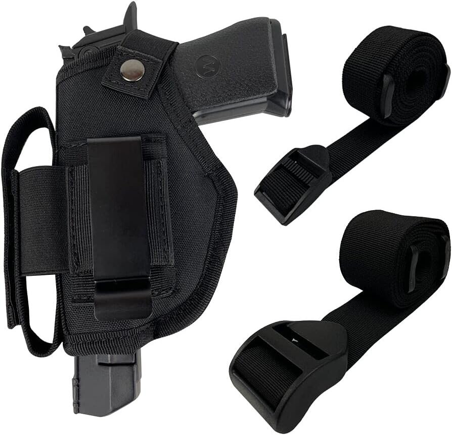 Concealed Carry Holster IWB OWB Pistol Car Holster Vehicle Multi-Mount Pistol Holder Fits Subcompact to Large Hand Guns